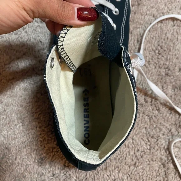 Converse Chuck Taylor Black and White High-Top Sneakers Unisex SZ 13M/15 W - Picture 3 of 16